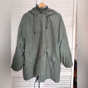 Women’s green waterproof jacket